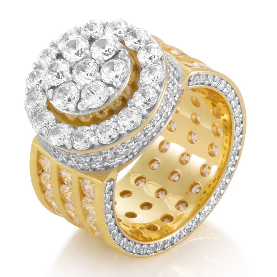 Image of The Flower Cluster Ring (.925 Sterling Silver)