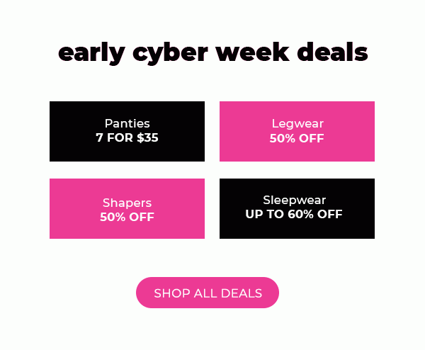 Shop all our Early Cyber Deals - Turn on your images