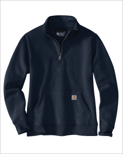 WOMEN'S QUARTER-ZIP MOCK-NECK SWEATSHIRT