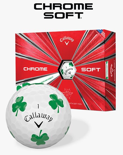Chrome Soft Truvis Shamrock Golf Balls