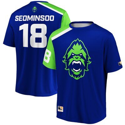 SeoMinSoo Vancouver Titans Blue Overwatch League Replica Home Jersey