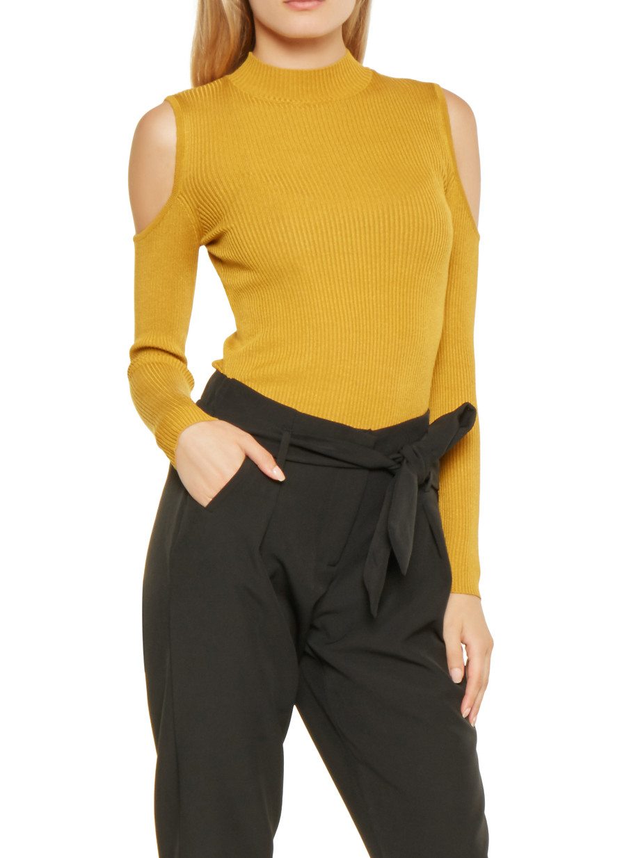 Cold Shoulder Sweater