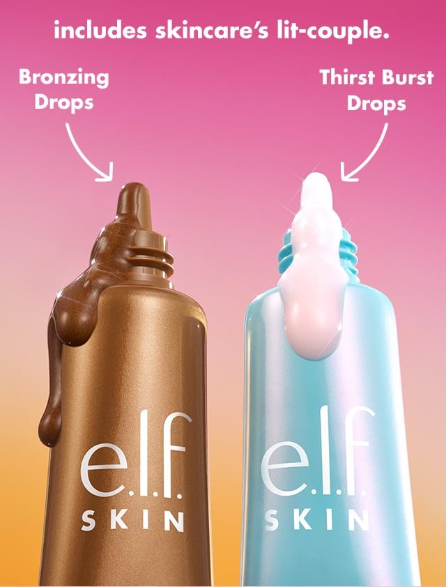 Includes Bronzing Drops and Thirst Burst Drops