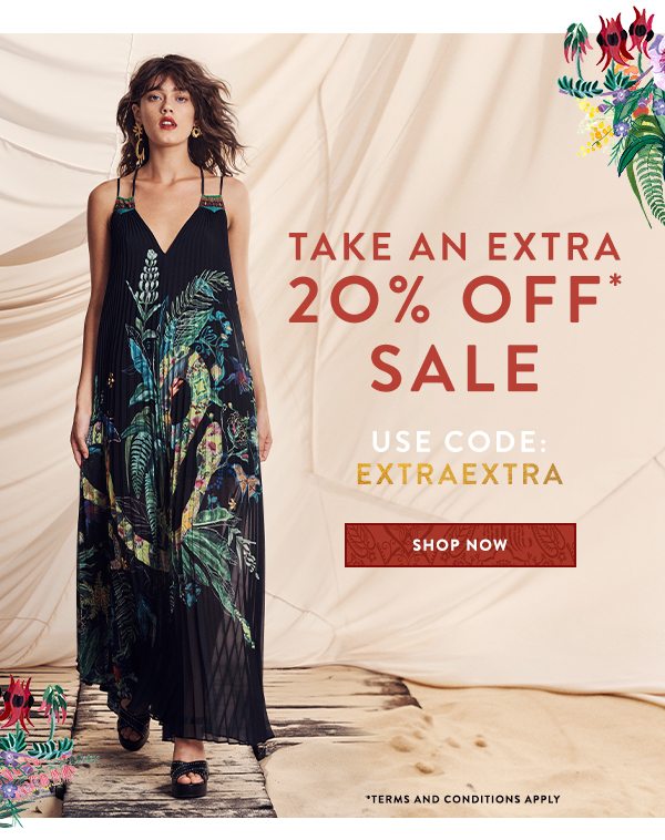 TAKE AN EXTRA 20% OFF SALE USE CODE EXTRAEXTRA SHOP NOW