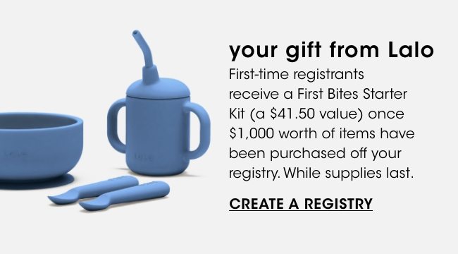 Your gift from Lalo - Create a registry