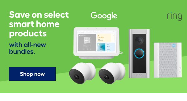 Save on select smart home products with all-new bundles.