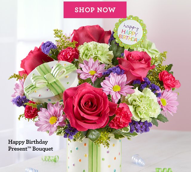 Happy Birthday Present Bouquet