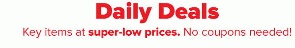 Daily Deals - Key items at super-low prices. No coupons needed!