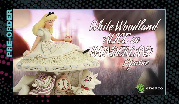 White Woodland Alice in Wonderland Figurine (Enesco)