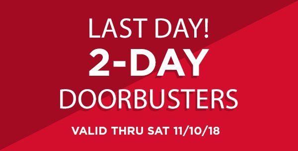2 Day Doorbusters