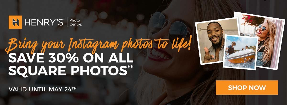 Save 30% on all Square Photos - Valid until May 24th