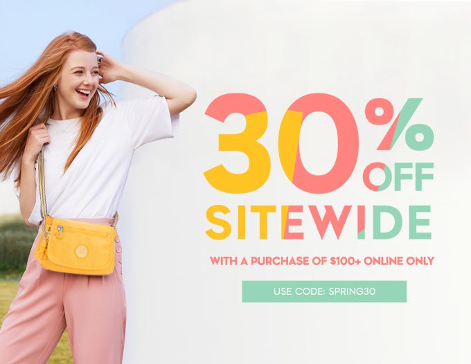 30% off sitewide with a purchase of $100+ online only. USE CODE: SPRING30
