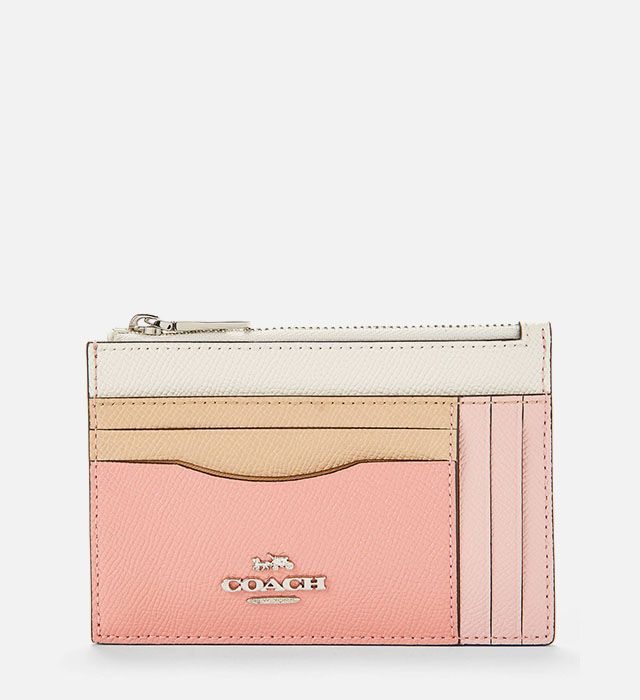 Coach Laminated Leather Card Case