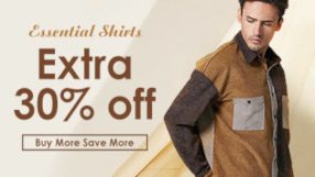 Men Shirts Extra 30% OFF
