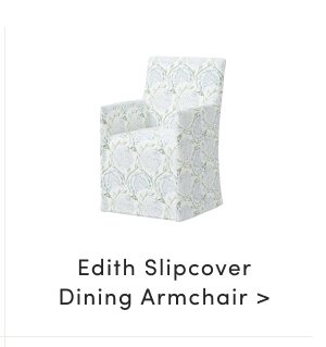 Edith Slipcover Dining Armchair