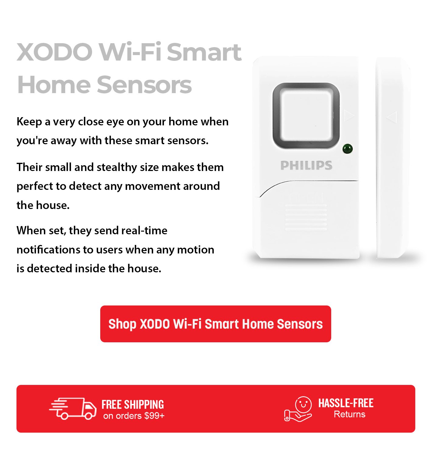 XODO PS1 Wi-Fi Smart Home Sensors
