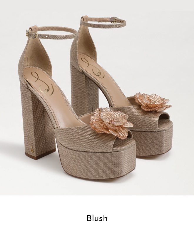 Kori Flora Platform Heel (Blush)