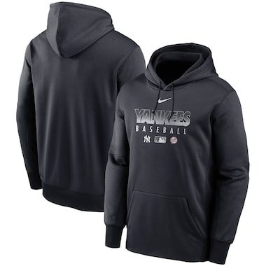New York Yankees Nike Authentic Collection Therma Performance Pullover Hoodie - Navy
