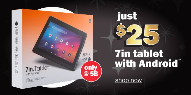 just $25: 7in tablet with android