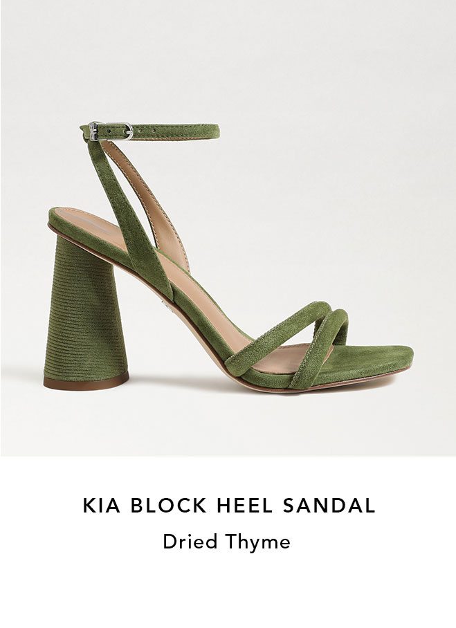 Kia Block Heel Sandal - Dried Thyme