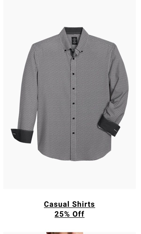 Casual Shirts 25 percent off