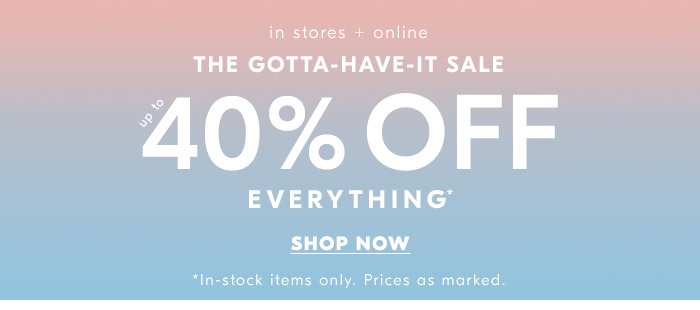 25% Off All In-Stock Items + 70% Off Hundredds of Styles. Shop Now