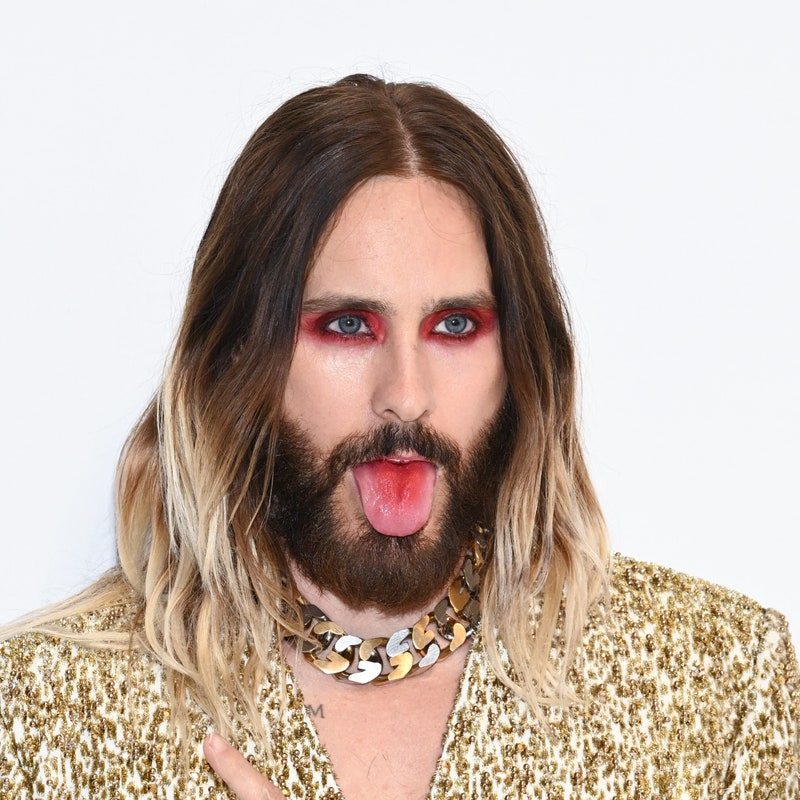 PARIS, FRANCE - MARCH 02: (EDITORIAL USE ONLY - For Non-Editorial use please seek approval from Fashion House) Jared Leto attends the Givenchy Womenswear Fall Winter 2023-2024 show as part of Paris Fashion Week on March 02, 2023 in Paris, France. (Photo by Stephane Cardinale - Corbis/Corbis via Getty Images)
