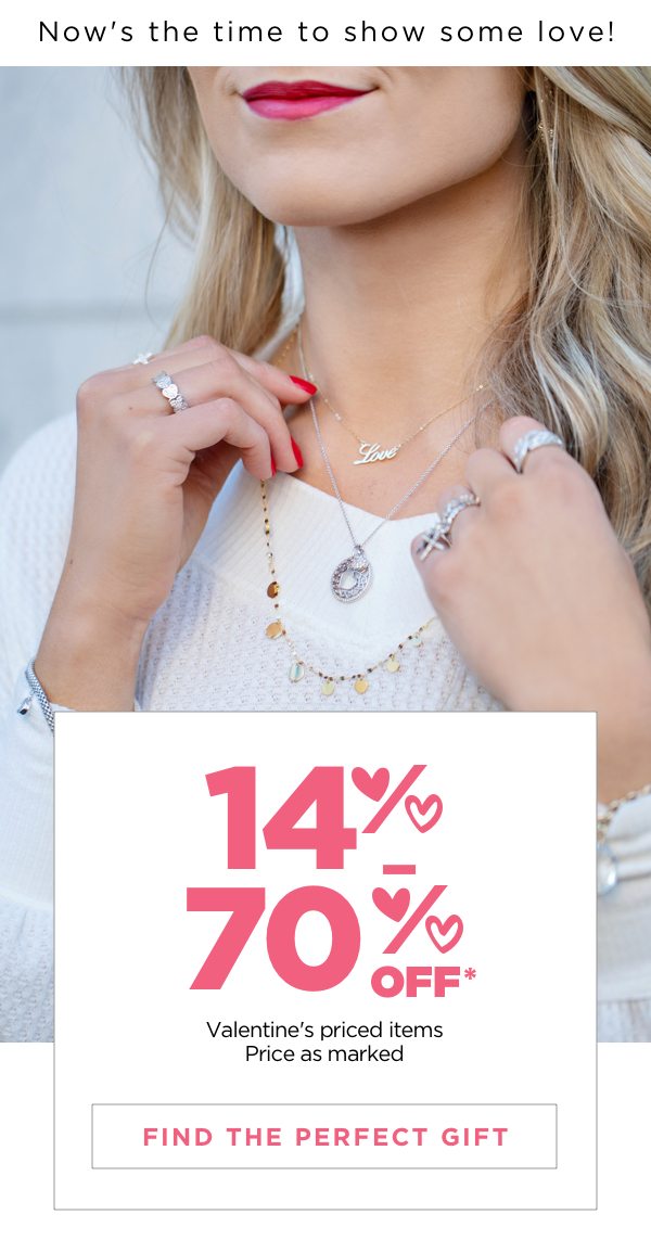 Just in time for Valentine gifting: JTV priced items 14% off or more!