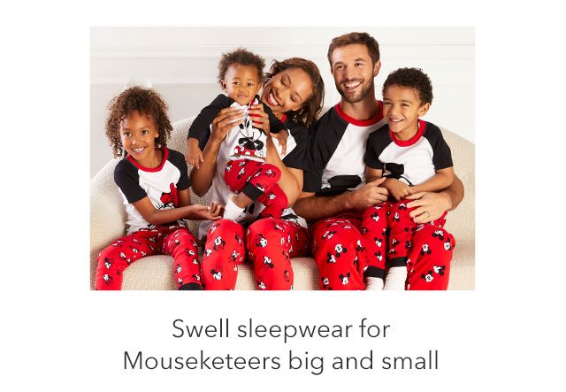 Swell sleepwear for Mouseketeers big and small | Shop Now
