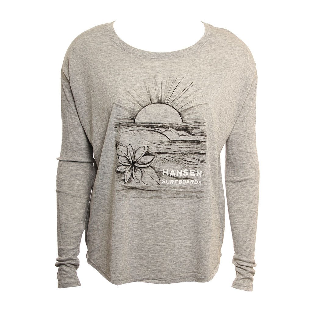 Image of Hansen Womens Shirt Surf Camp Long Sleeve