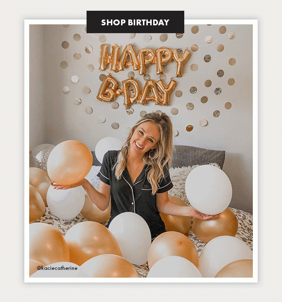 Fall in love with birthday décor! | We have everything you need to celebrate. | Shop Birthday