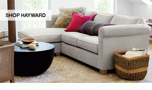 Crate and clearance barrel hayward sofa