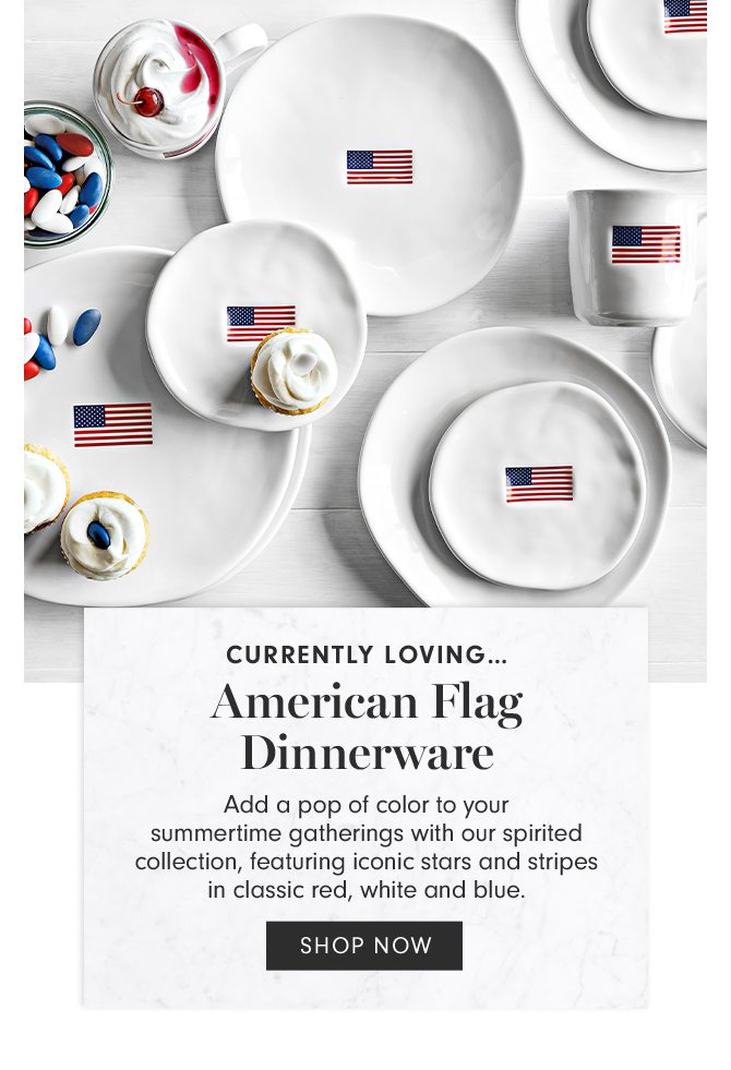 CURRENTLY LOVING… American Flag Dinnerware - SHOP NOW