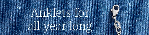 Anklets for all year long