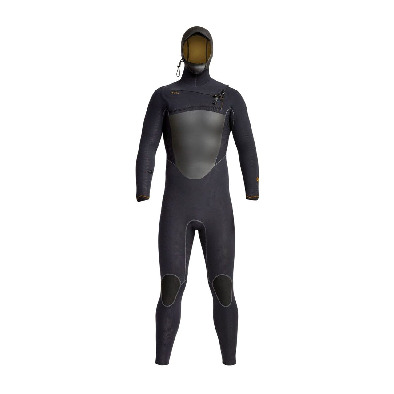 Xcel 5/4mm Drylock X Hooded Mens Wetsuit - Black