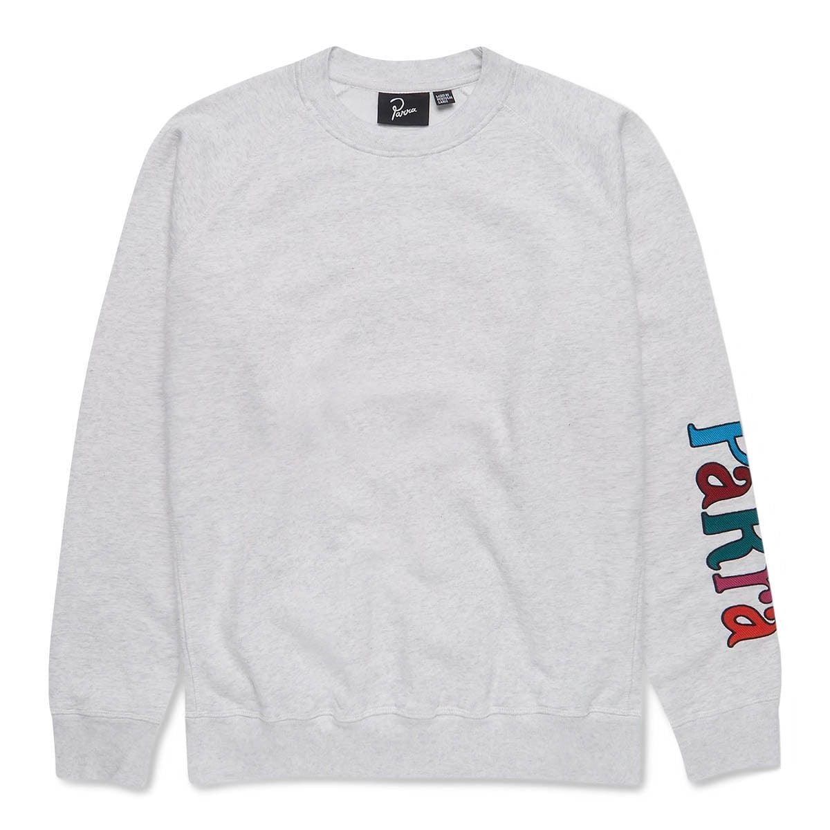 SERIF LOGO CREWNECK SWEATSHIRT