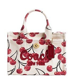 Cargo Tote Bag 20 with Cherry Print 