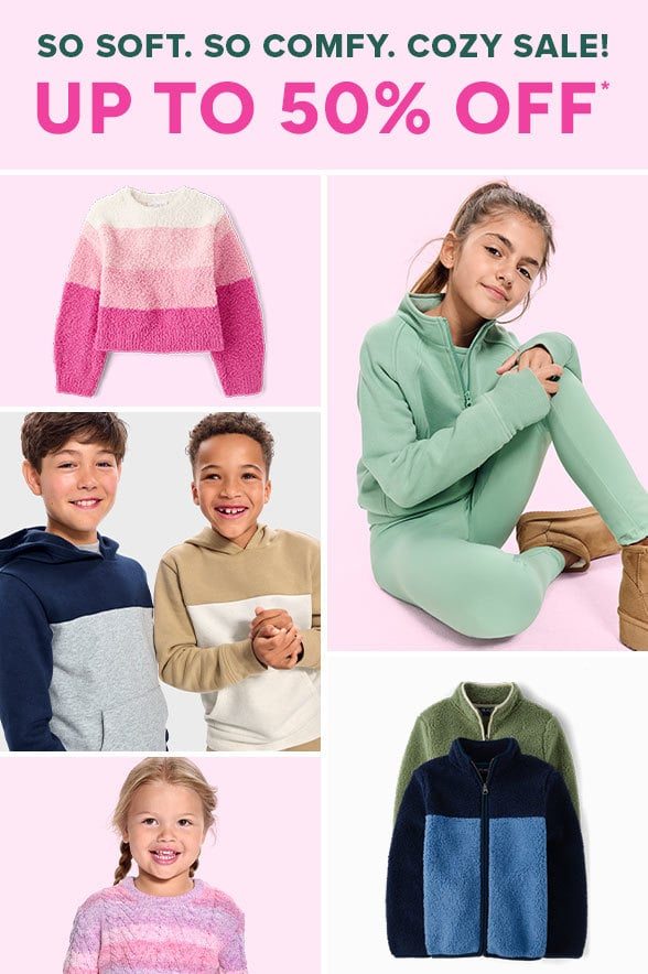 Up to 50% off Cozy Sale