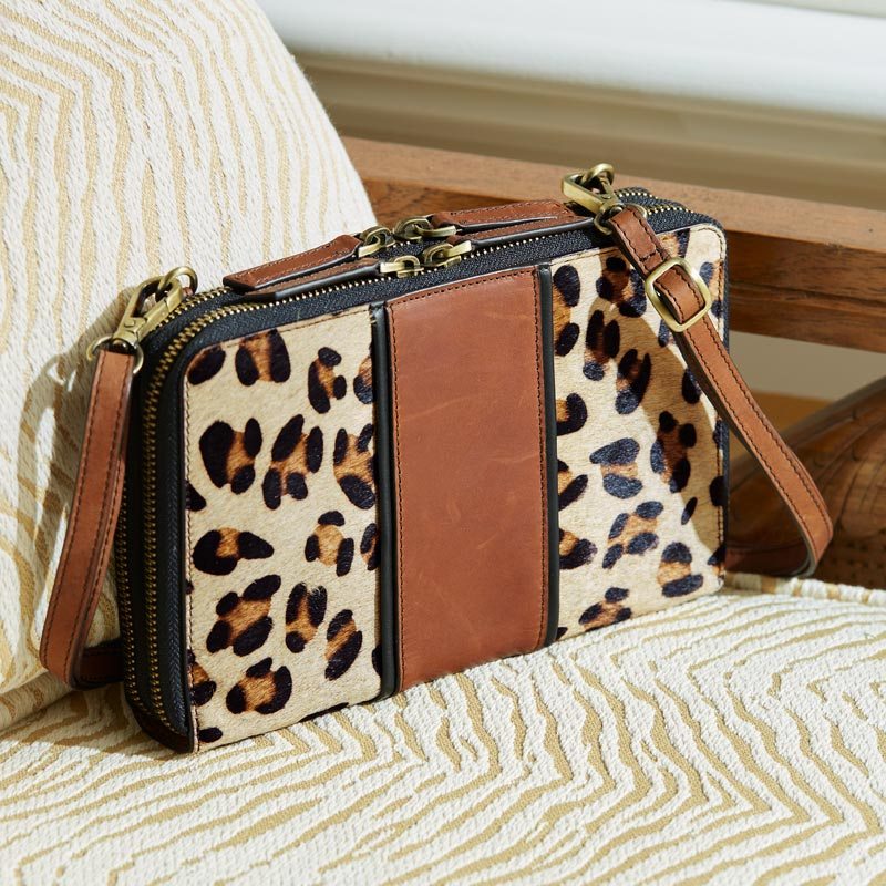 Leopard Convertible Clutch