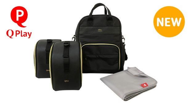 Q Play Changing Bag Backpack Black