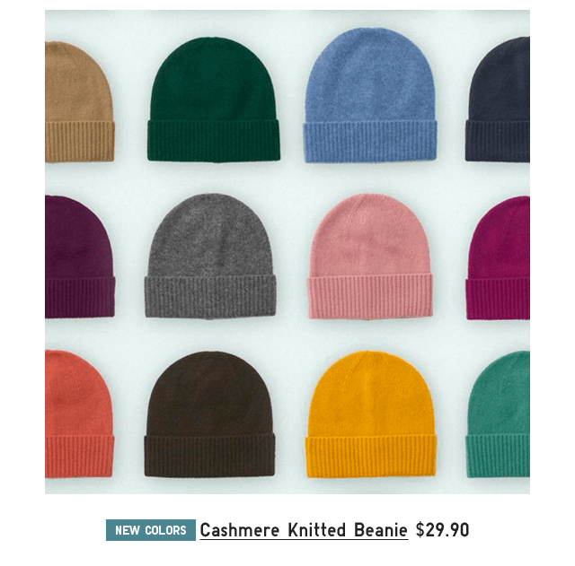 PDP1 - CASHMERE KNITTED BEANIE