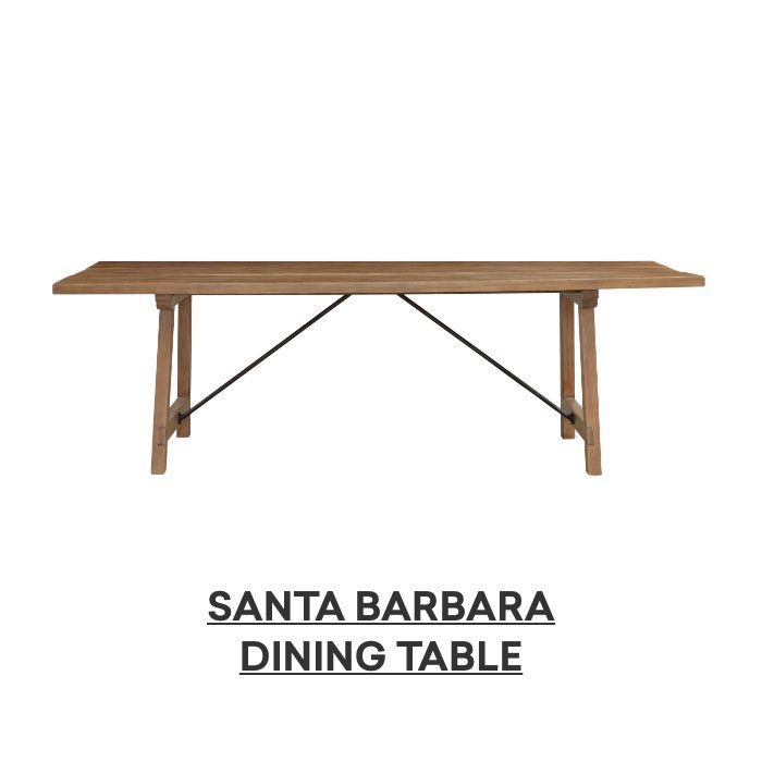 Santa Barbara Dining Table. Shop now.