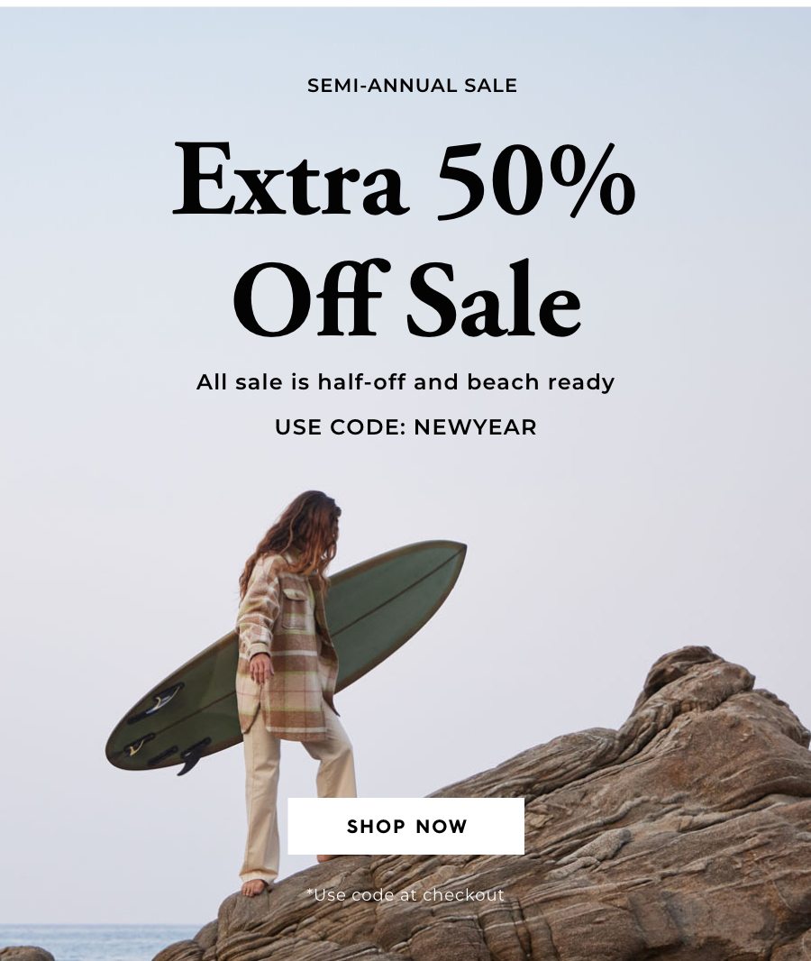 Shop Extra 50% Off Sale Now