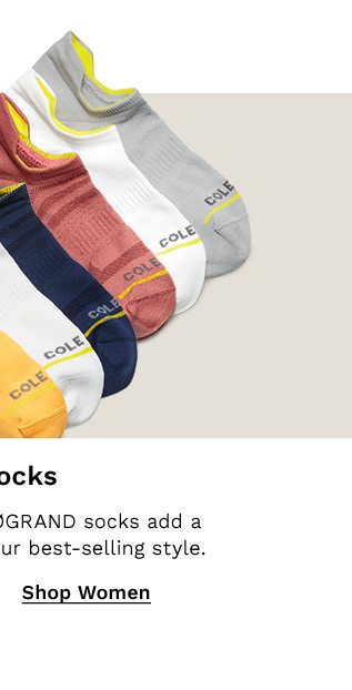 Socks | Generation ZEROGRAND socks add a colorful pop to our best-selling style. | SHOP WOMEN