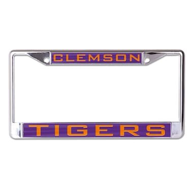 WinCraft Clemson Tigers Inlaid Metal License Plate Frame