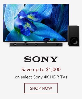 Save up to $1,000 on Sony