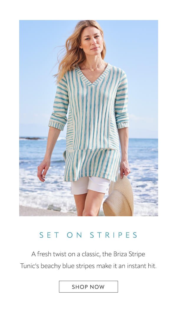 Shop now - Briza Stripe Tunic