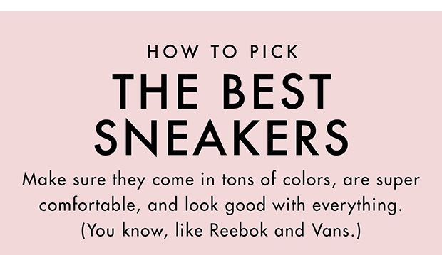 THE BEST SNEAKERS