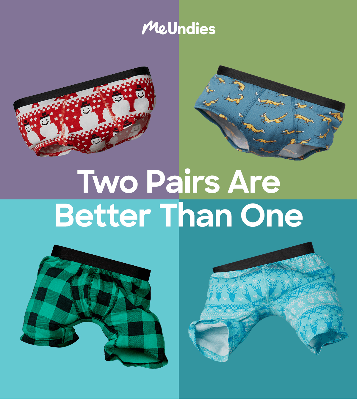 MeUndies Two Pairs Are Better Than One
