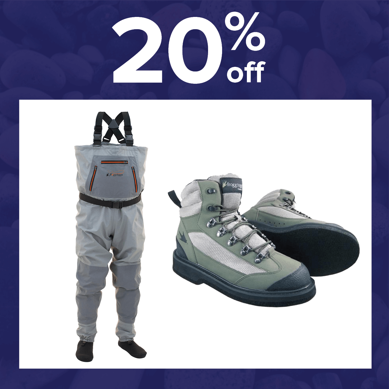 20% off Waders & Boots
